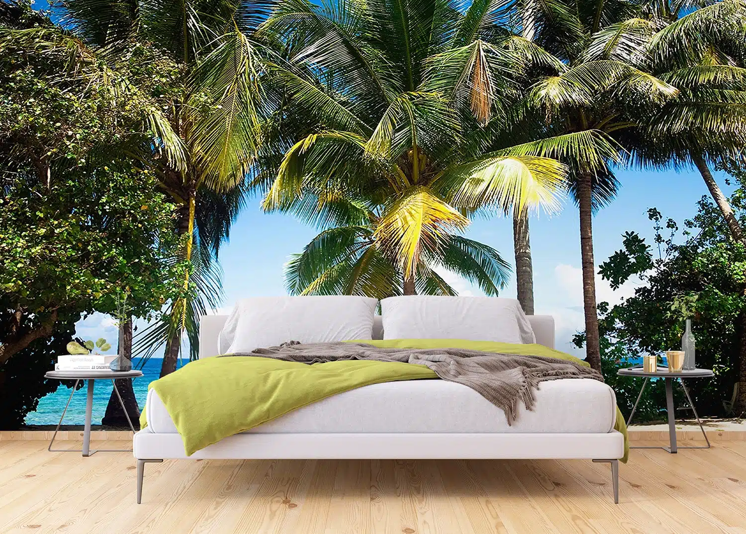 Custom Size Wall Mural Palms | Premium Non-Woven Wallpaper | FTNXXL0384 6