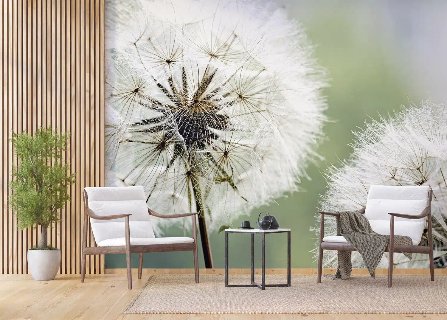 Custom Size Wall Mural Dandelion | Premium Non-Woven Wallpaper | FTNXXL0477 5