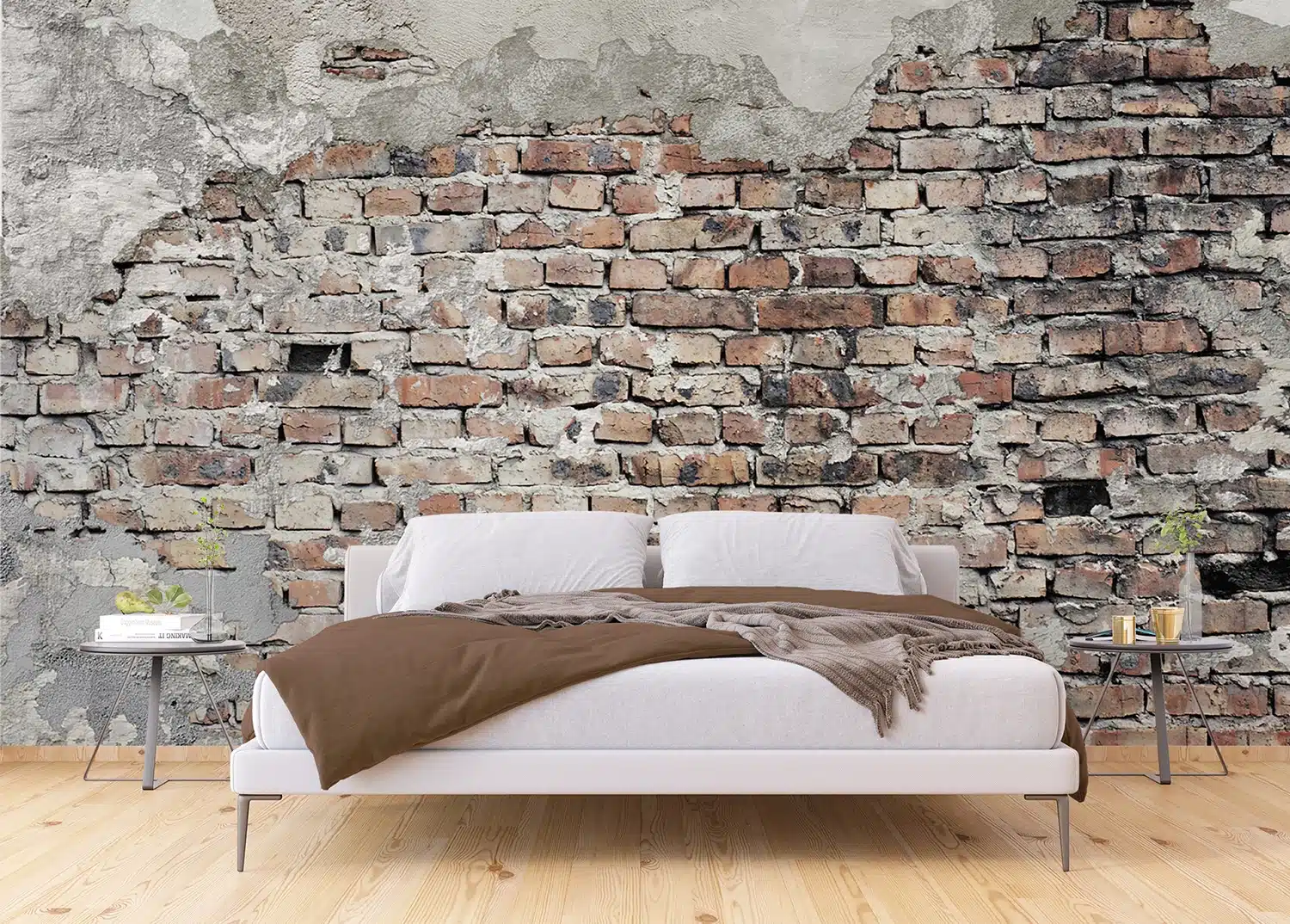 Custom Size Wall Mural BricKWall | Premium Non-Woven Wallpaper | FTNXXL1244 4