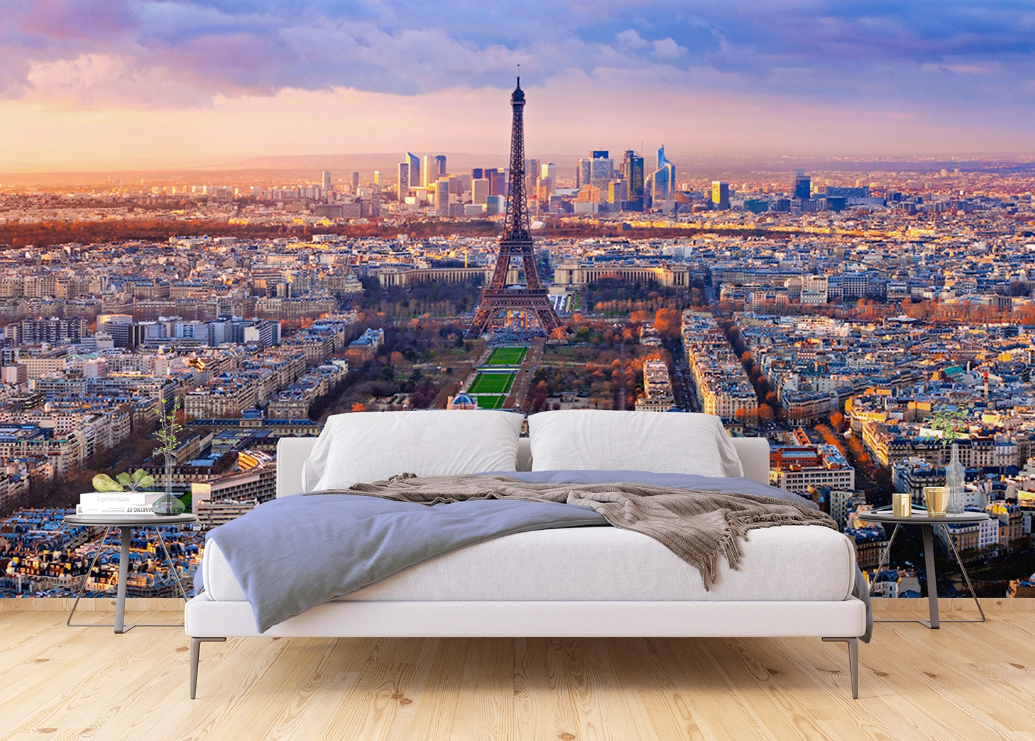 Custom Size Wall Mural Paris | Premium Non-Woven Wallpaper | FTNXXL2401 3