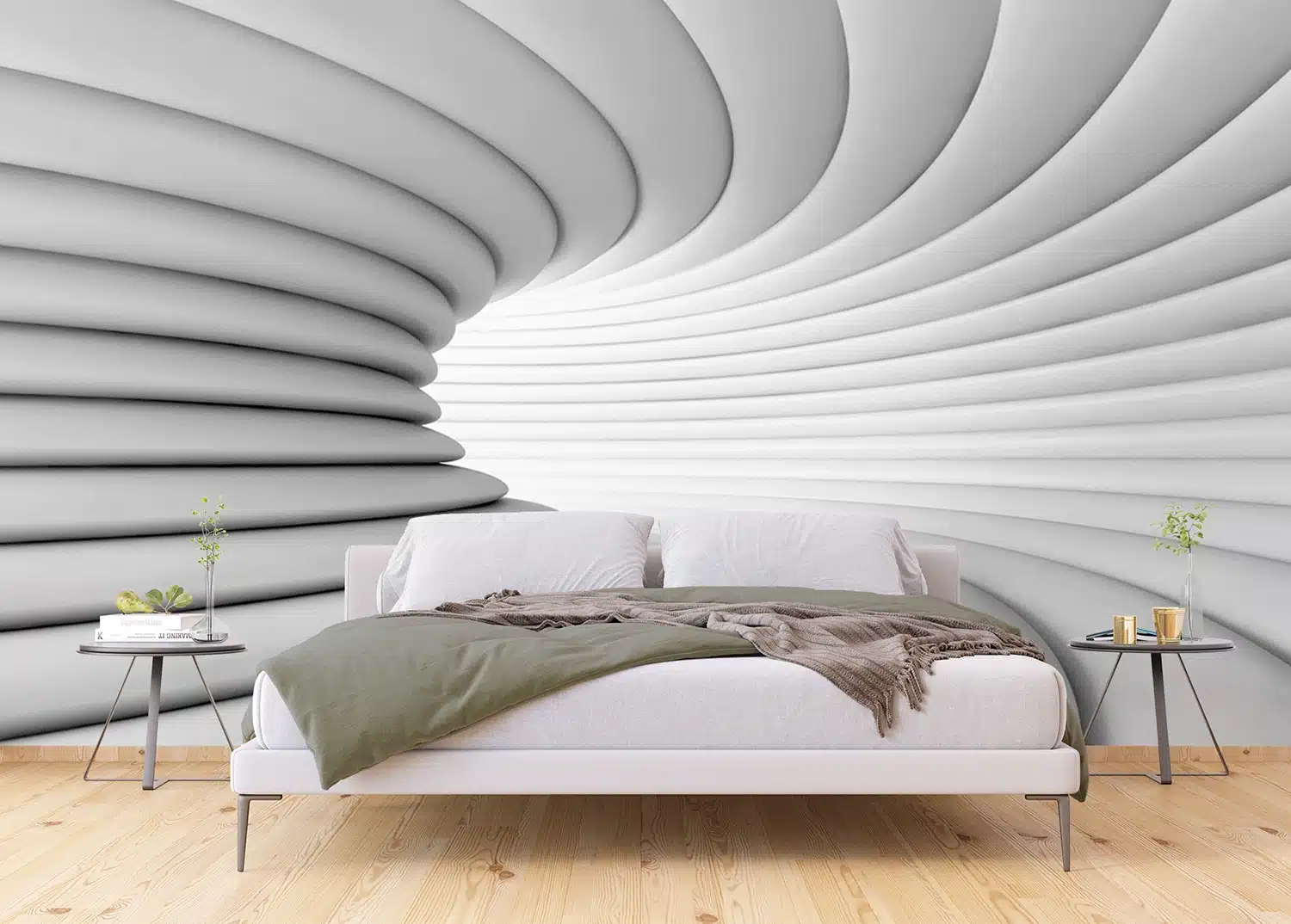 Custom Size Wall Mural Futuristic Abstraction | Premium Non-Woven Wallpaper | FTNXXL2417 6