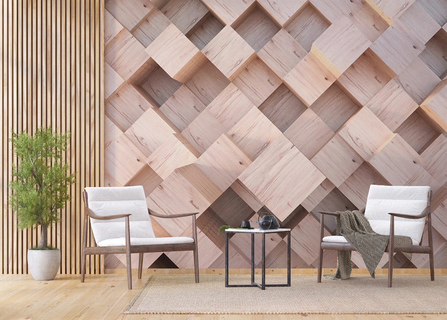 Custom Size Wall Mural Abstraction | Premium Non-Woven Wallpaper | FTNXXL2496 4