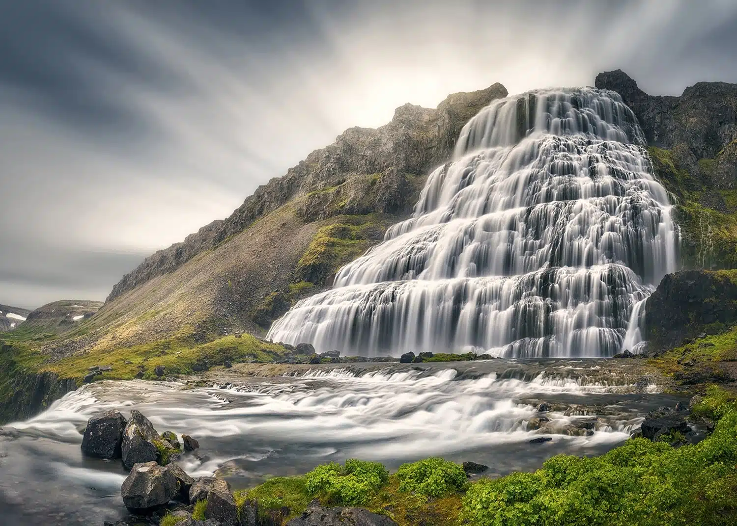 Custom Size Wall Mural Waterfall | Premium Non-Woven Wallpaper | FTNXXL3001