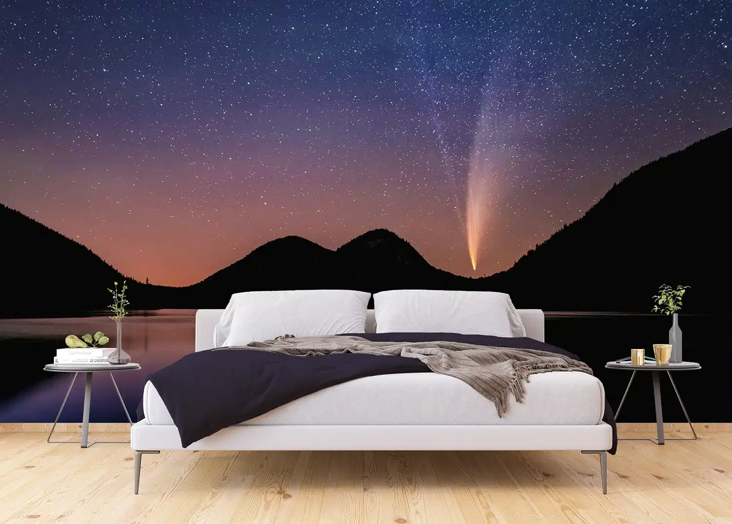 Custom Size Wall Mural Starry Sky | Premium Non-Woven Wallpaper | FTNXXL3030 6