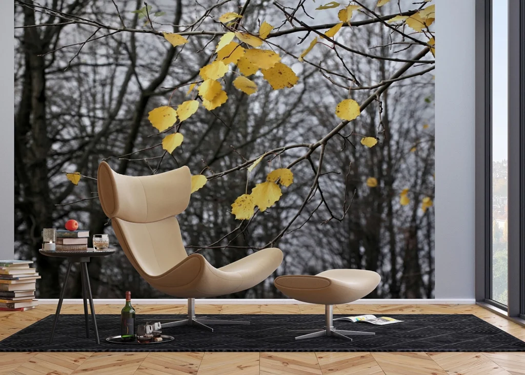Custom Size Wall Mural Autumn Vibes | Premium Non-Woven Wallpaper | FTNXXL0317 4