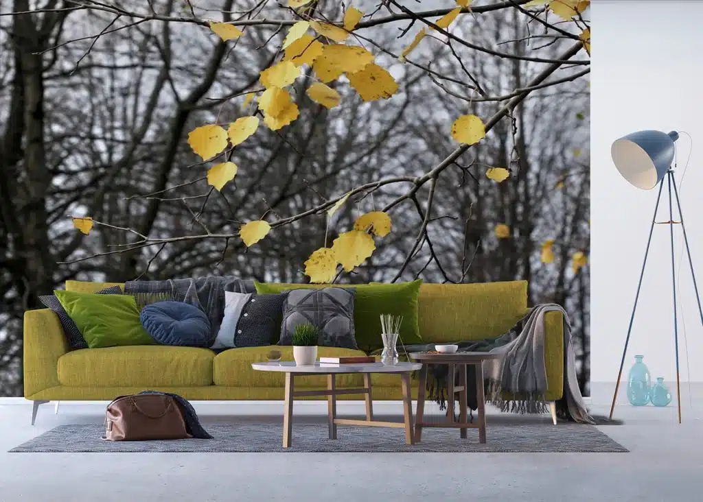 Custom Size Wall Mural Autumn Vibes | Premium Non-Woven Wallpaper | FTNXXL0317