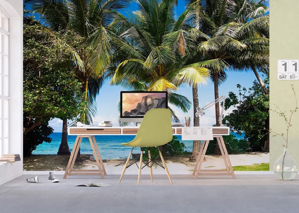 Custom Size Wall Mural Palms | Premium Non-Woven Wallpaper | FTNXXL0384 5