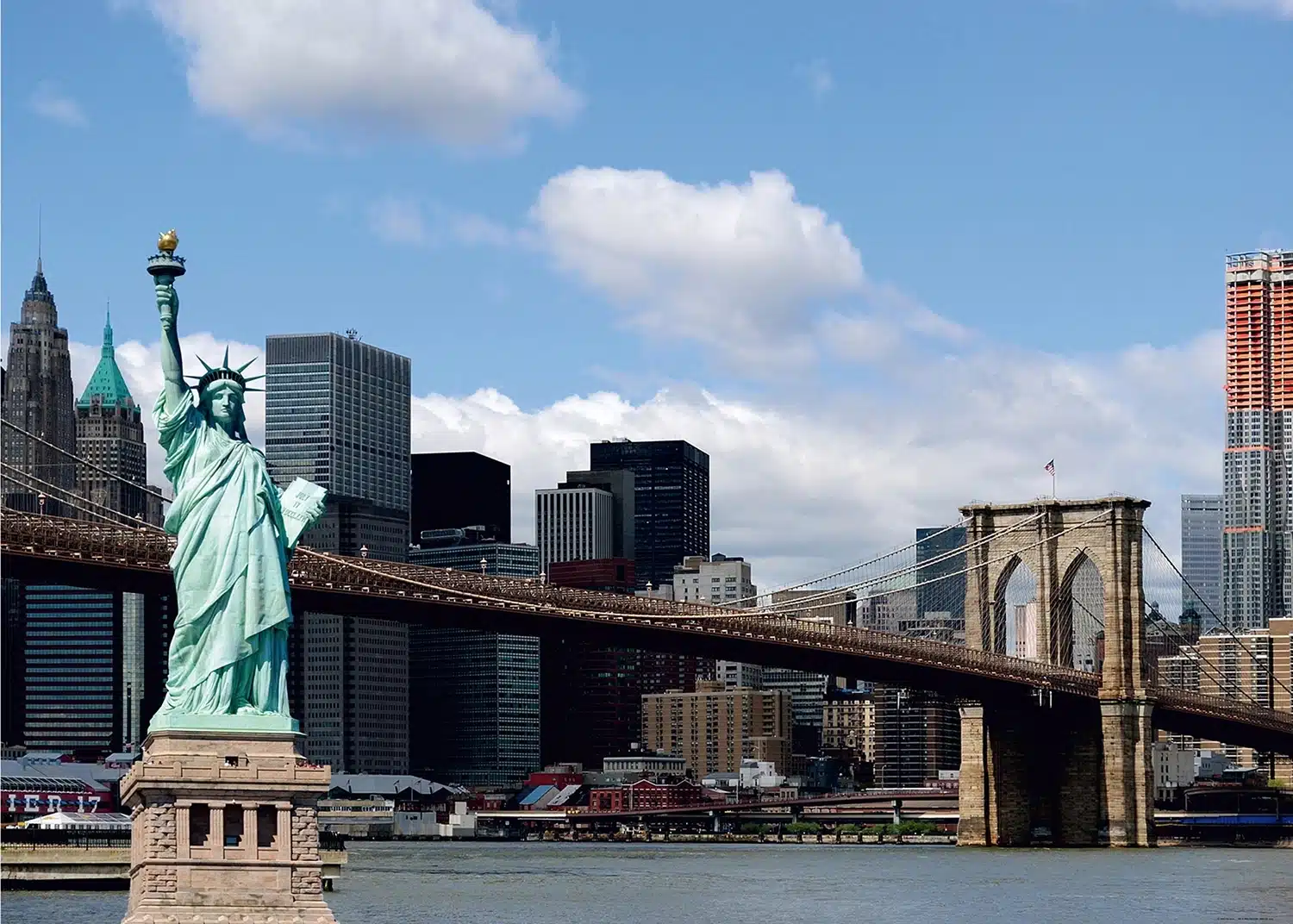 Custom Size Wall Mural Liberty | Premium Non-Woven Wallpaper | FTNXXL0426