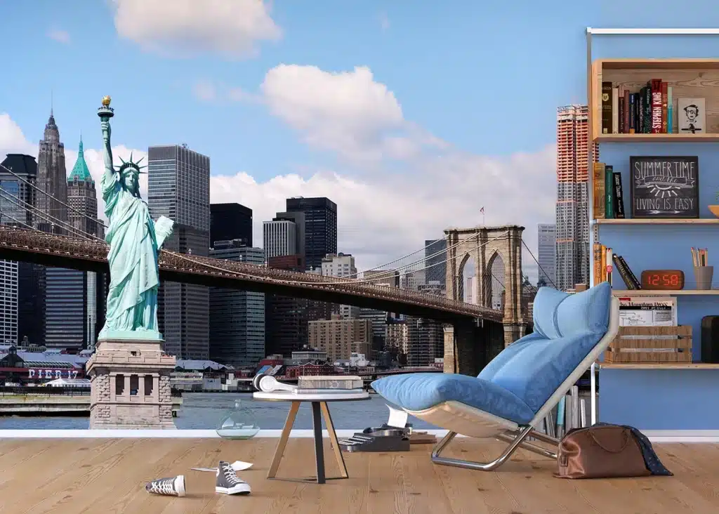 Custom Size Wall Mural Liberty | Premium Non-Woven Wallpaper | FTNXXL0426 7