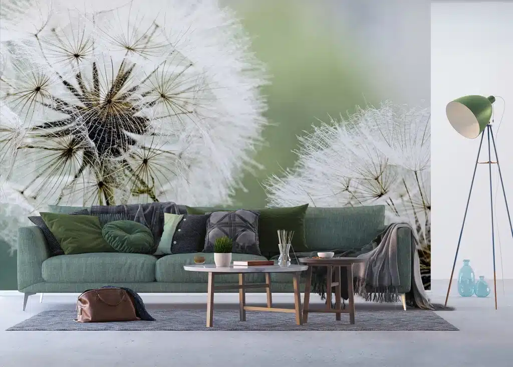 Custom Size Wall Mural Dandelion | Premium Non-Woven Wallpaper | FTNXXL0477 3