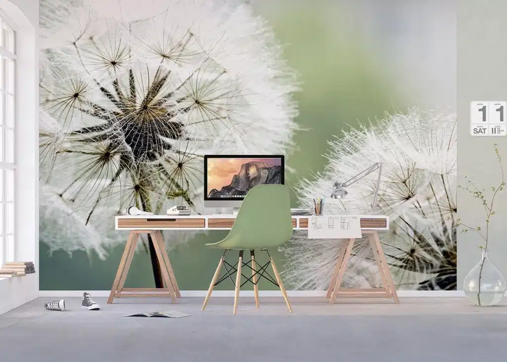 Custom Size Wall Mural Dandelion | Premium Non-Woven Wallpaper | FTNXXL0477 4
