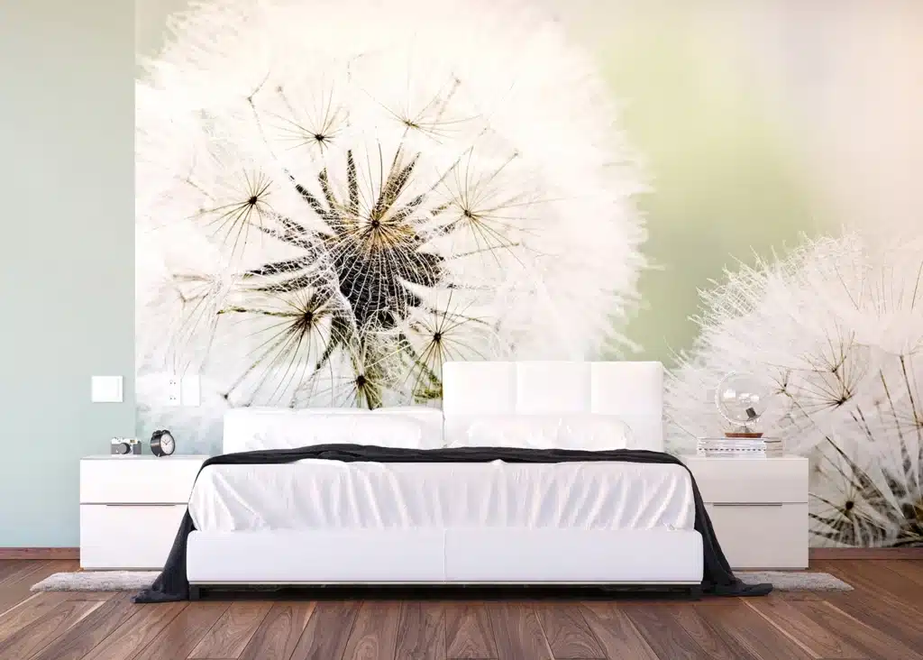 Custom Size Wall Mural Dandelion | Premium Non-Woven Wallpaper | FTNXXL0477 7
