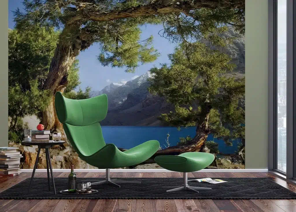 Custom Size Wall Mural Lake View | Premium Non-Woven Wallpaper | FTNXXL1113 3
