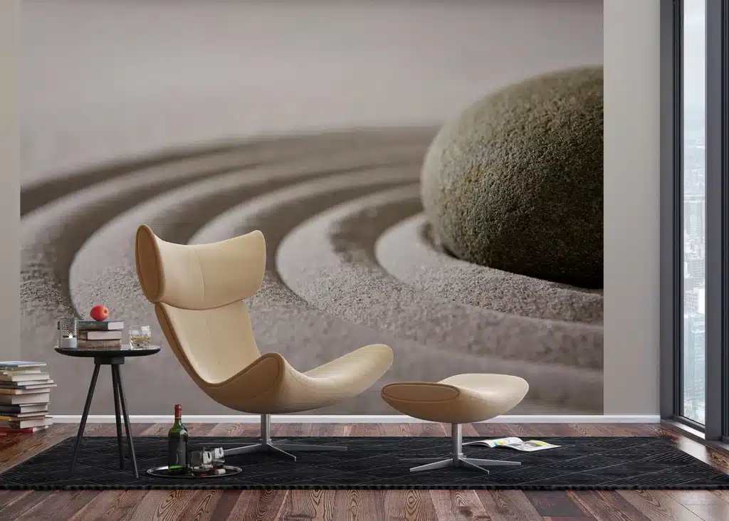 Custom Size Wall Mural Sand Stones | Premium Non-Woven Wallpaper | FTNXXL1115