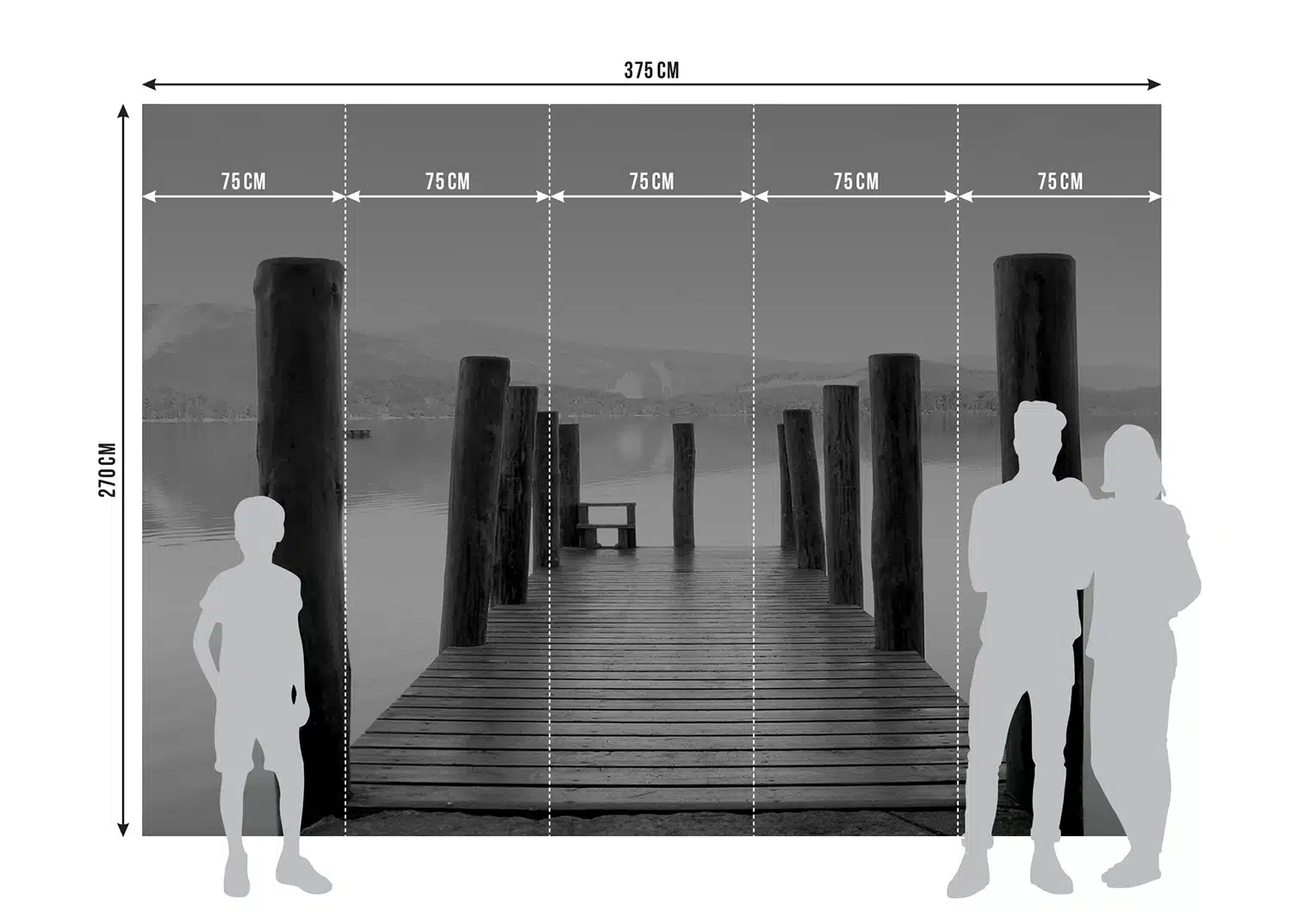 Custom Size Wall Mural StillneSS| Premium Non-Woven Wallpaper | FTNXXL1140 7