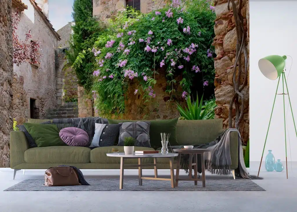 Custom Size Wall Mural Patio | Premium Non-Woven Wallpaper | FTNXXL1145 4