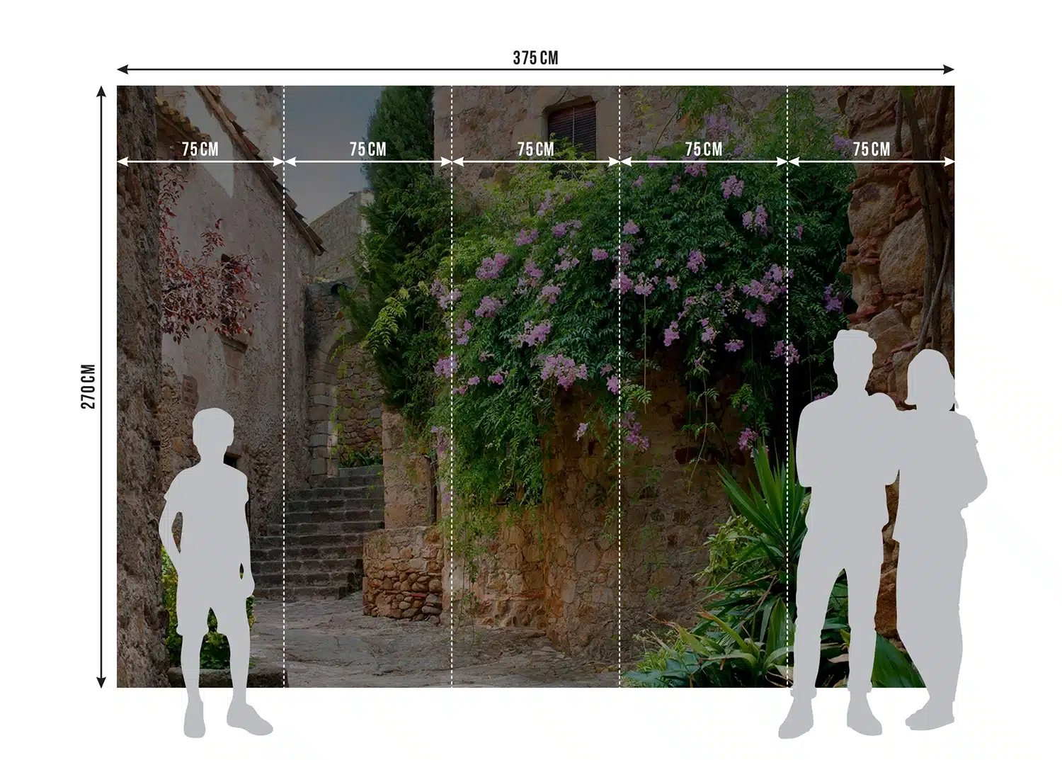 Custom Size Wall Mural Patio | Premium Non-Woven Wallpaper | FTNXXL1145 8