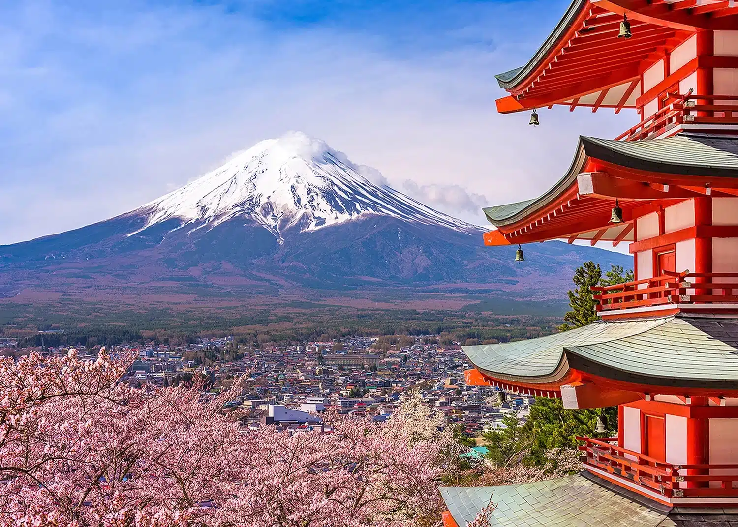Custom Size Wall Mural Mount Fuji | Premium Non-Woven Wallpaper | FTNXXL1238