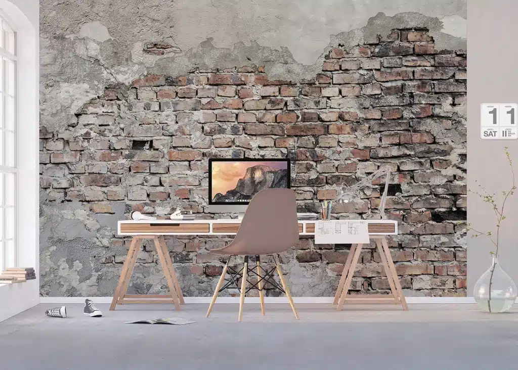 Custom Size Wall Mural BricKWall | Premium Non-Woven Wallpaper | FTNXXL1244 8