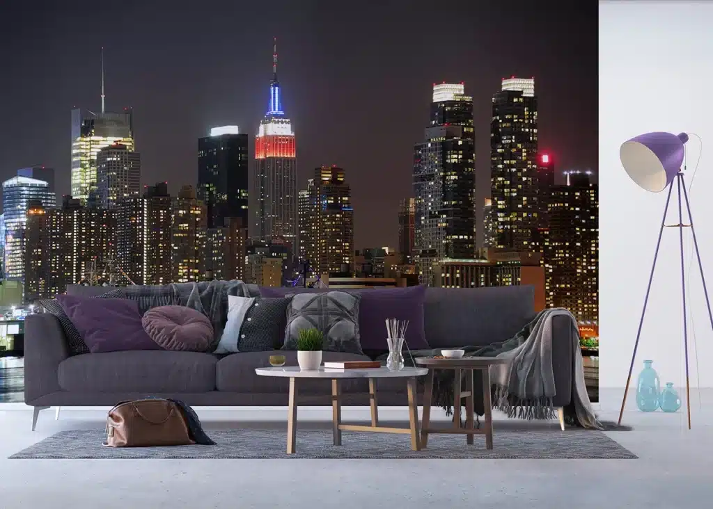 Custom Size Wall Mural Night | Premium Non-Woven Wallpaper | FTNXXL2411
