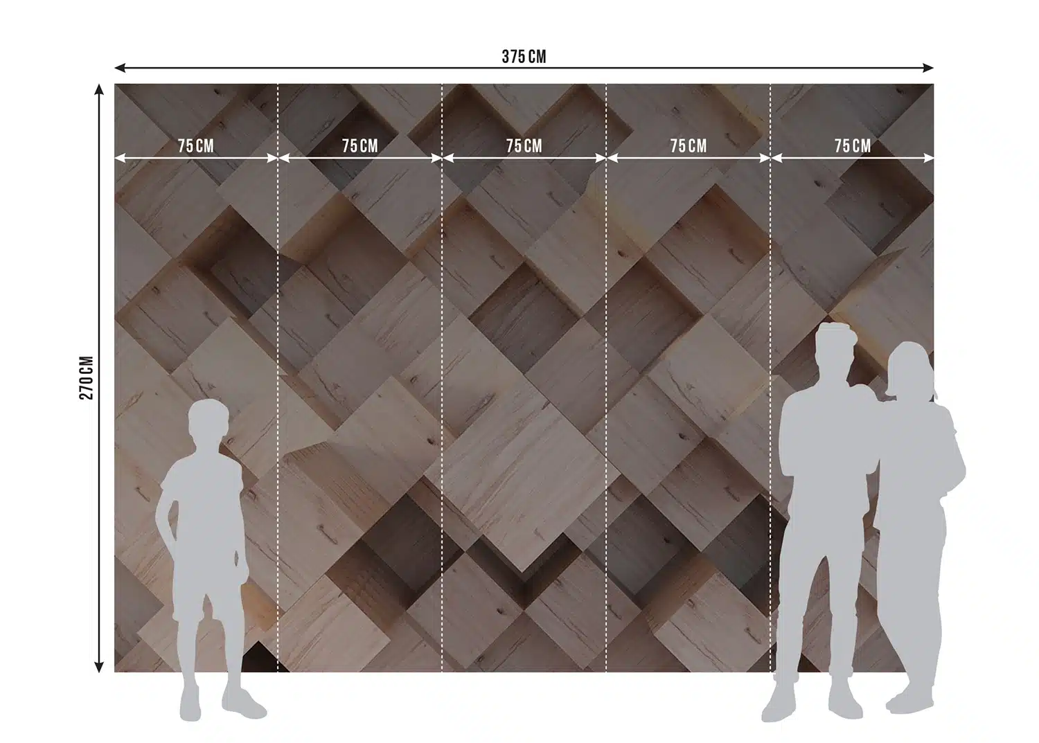 Custom Size Wall Mural Abstraction | Premium Non-Woven Wallpaper | FTNXXL2496 7
