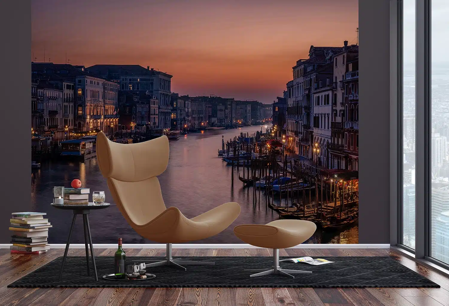 Custom Size Wall Mural Venice | Premium Non-Woven Wallpaper | FTNXXL3005 4