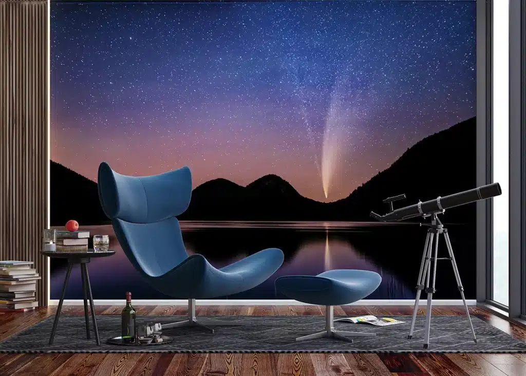 Custom Size Wall Mural Starry Sky | Premium Non-Woven Wallpaper | FTNXXL3030 2
