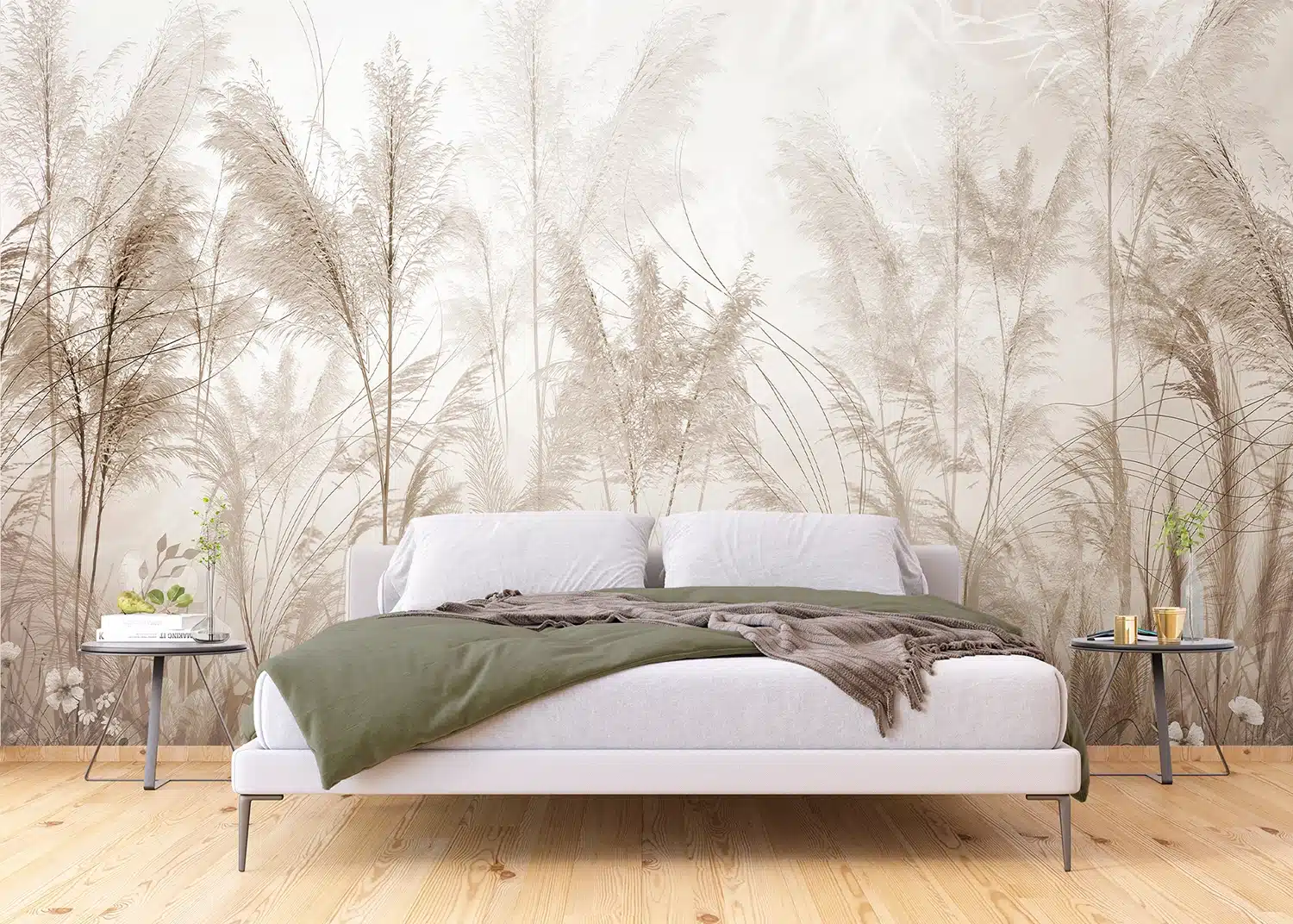 Custom Size Wall Mural Pampas Garden | Premium Non-Woven Wallpaper | FT5P3063 2