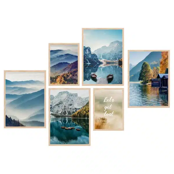 Poster Set Autumn Forest, 4 x A3, 2 x A4, P6 351301