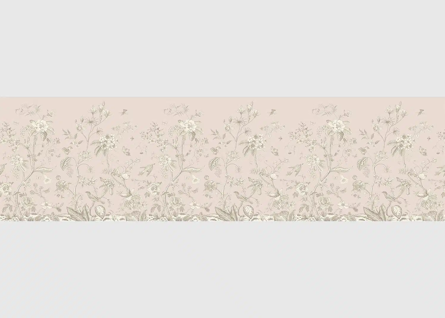 Samolepící bordura na zeď Pastelové Květy | 5 m x 13.8 cm | WB 8251