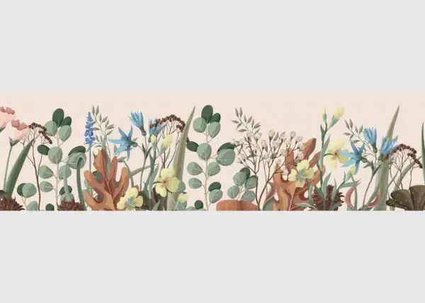 Samolepící bordura na zeď Zelený Ráj | 5 m x 13.8 cm | WB 8255