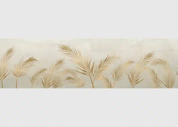 Samolepící bordura na zeď Abstrakce Pampasů | 5 m x 13.8 cm | WB 8291
